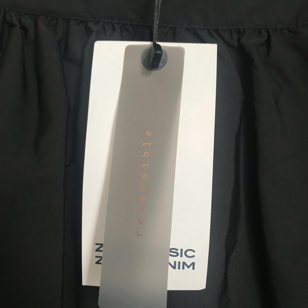 NWT Zara Black/ Bronze Reversible Skirt - Picture 5 of 7